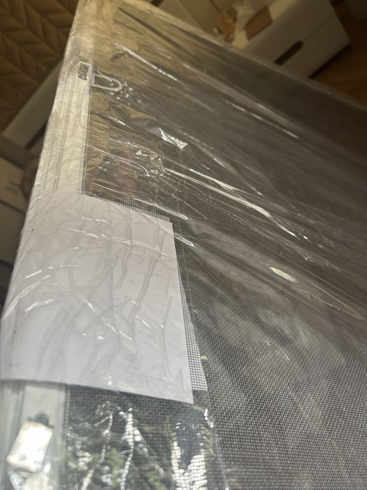 sztywna moskitiera okienna Karpol 102x129 cm biała szara siatka moskitiera Katowice