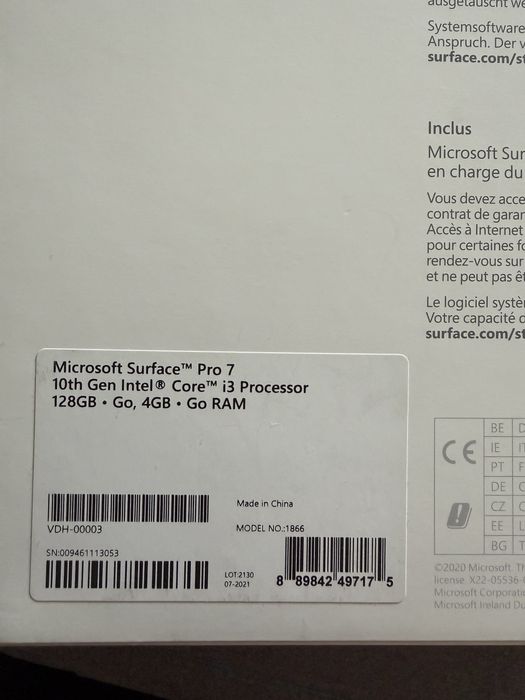 Microsoft Surface 7Pro