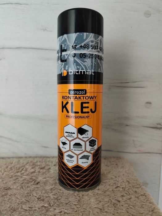 Klej kontaktowy do pianki akustycznej w sprayu
