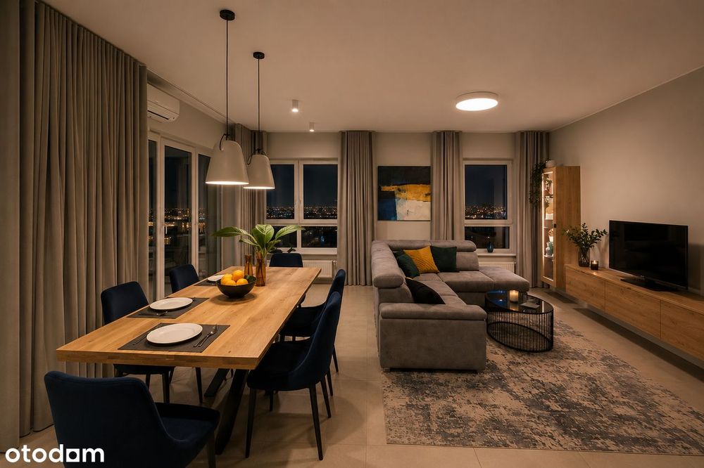 Wyjątkowy apartament premium na 13. piętrze River Tower | 70 m²