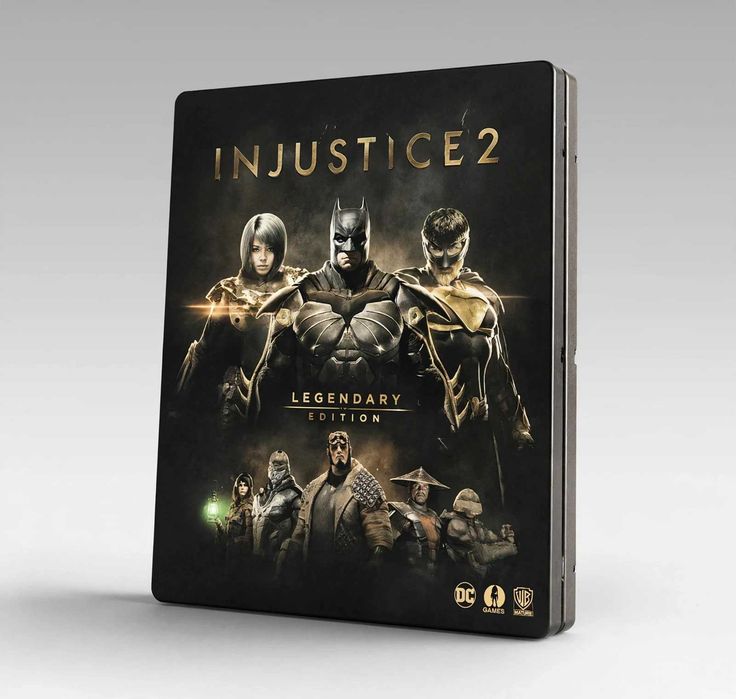 Injustice 2 Legendary Edition para PS4 com Steelbook (caixa metálica) original.