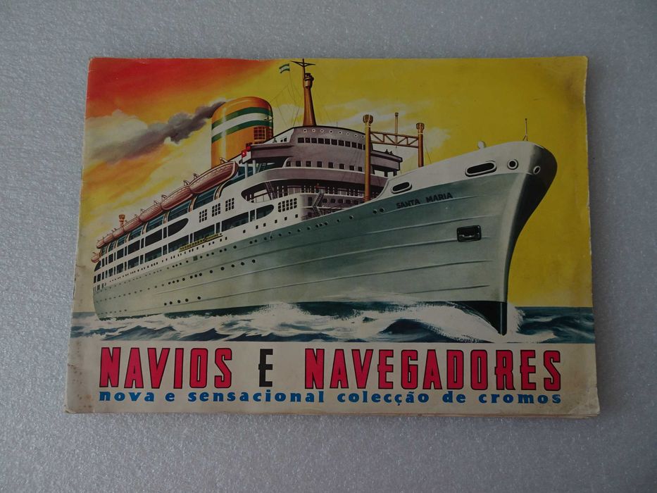 Caderneta de cromos Navios e Navegadores (faltam 118 cromos)