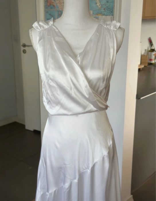 Zwiewna sukienka ślubna ASOS rozmiar S _EFL