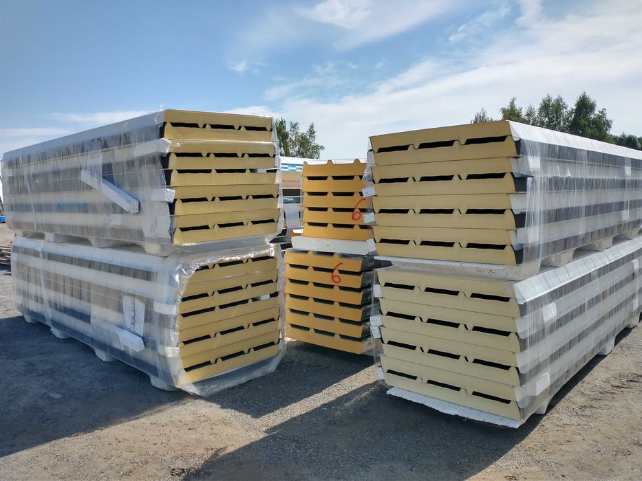 Płyta warstwowa PIR DACHOWA 100 mm I gat 7016 dostępne od ręki!