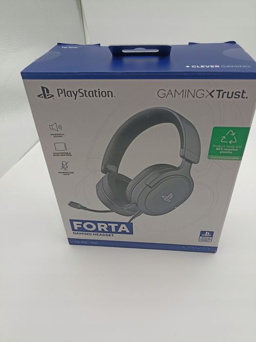 Słuchawki gamingowe PS5 Trust GXT 498 Forta czarne