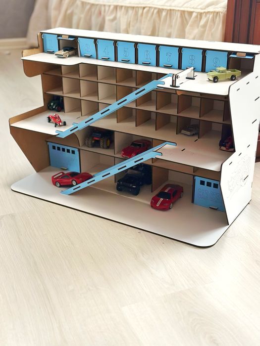 Паркінг для машинок, дитяча парковка, hotweels