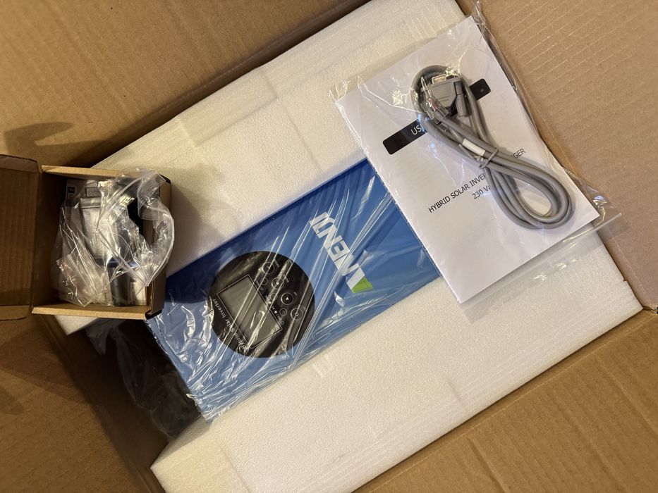 Гібридний інвертор 12V 2 kw 2000W ANJ-2000-12V WiFi в комплекті