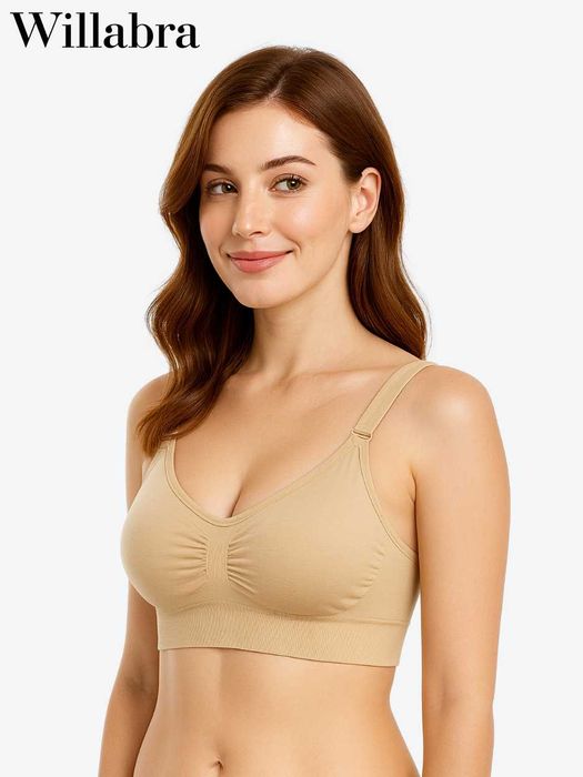 Biustonosz bezszwowy Willabra ciążowy S/M dla karmiących piersią matek