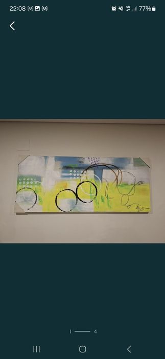 Quadro abstrato impresso