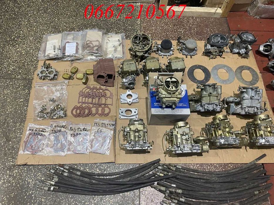 Карбюратори, стартера Газ 53, Газ 66, Газ 3307, Волга, Уаз, Зіл