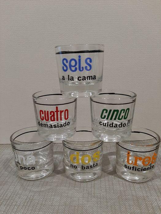 6 copos de shots
