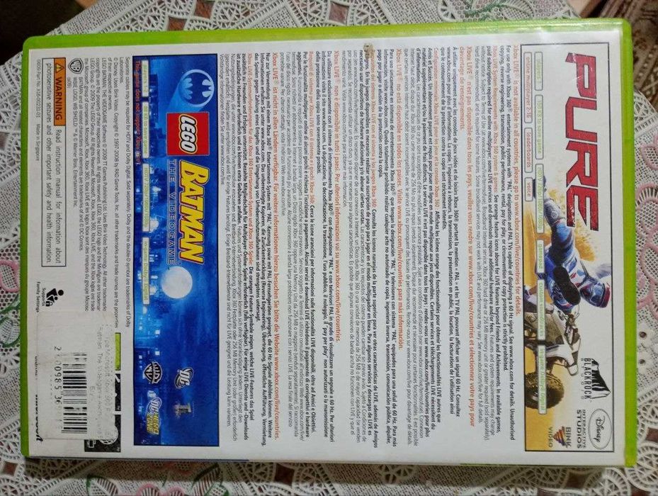 Ігра до Xbox 360 ліцензія LEGO Batman: The Videogame/Pure бандл (2шт)