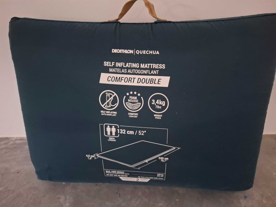Colchao auto inflavel duplo 200x 132 cm