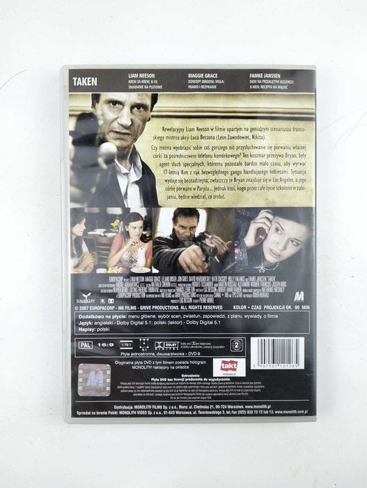 Uprowadzona film DVD