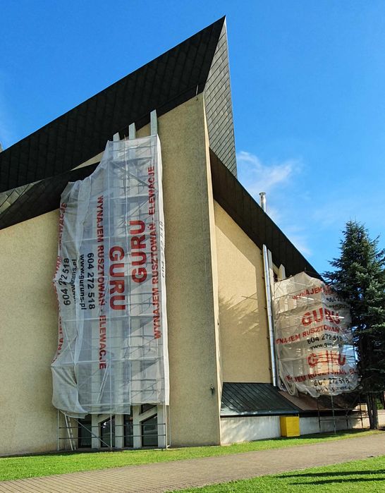 GURU. Wynajem rusztowań klinowych, Plettac, aluminiowe Krause.