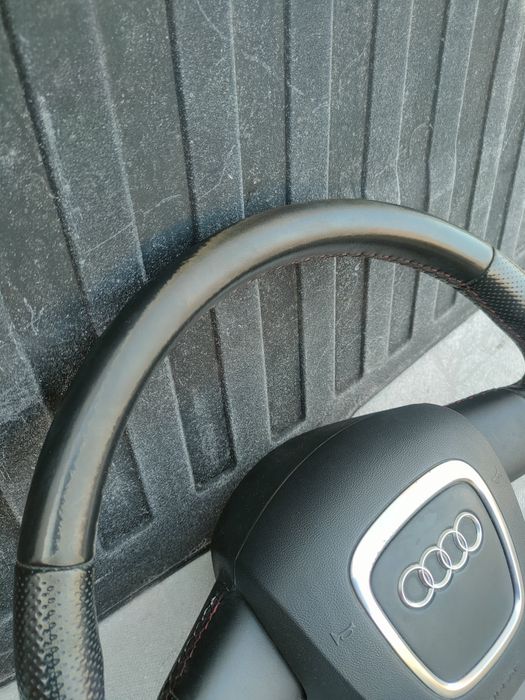 Audi A4 B7 A3 8P kierownica airbag trójramienna poduszka deska