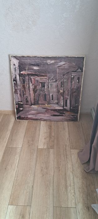 Картина ,,Зимний двор,, АполлоноВ А. 1994 р.