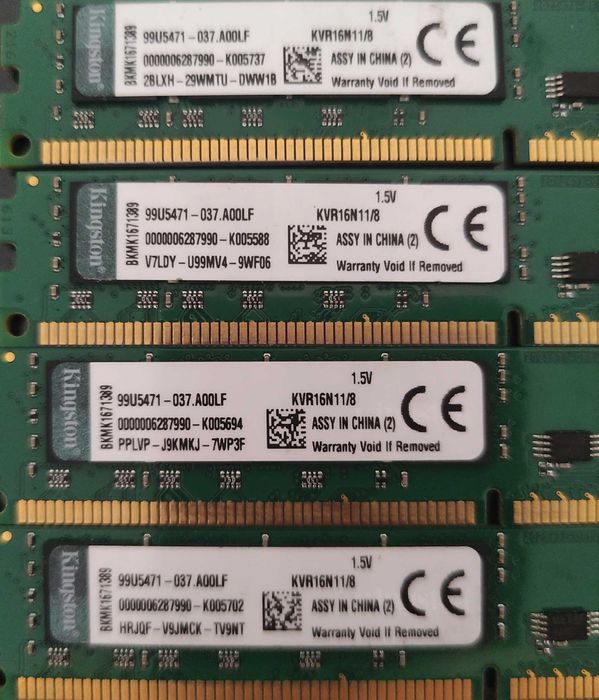 Memorias Ram 8 Gb 4 Gb 2 Gb