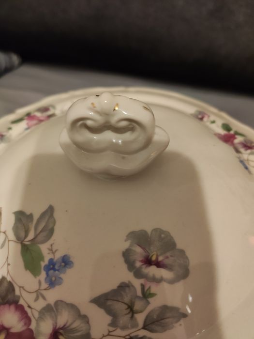 Stara porcelanowa  waza na zupę Tułowice