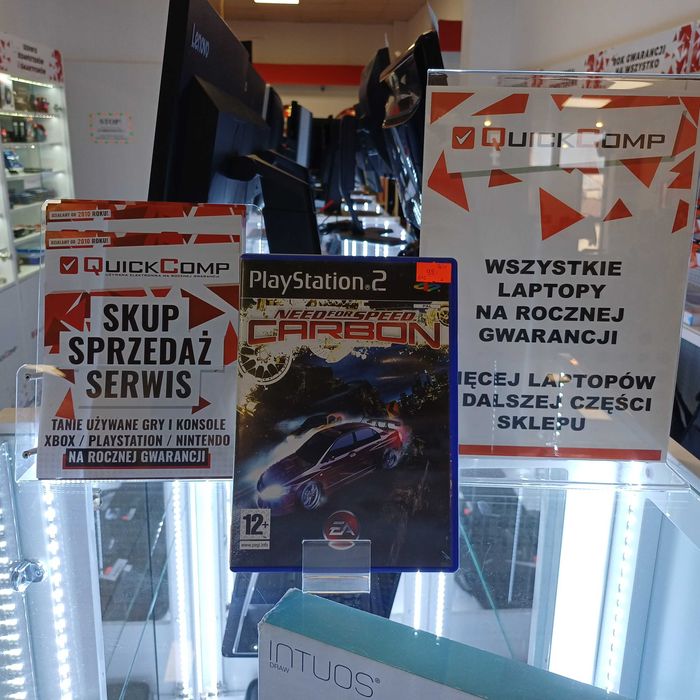 Gra PlayStation 2 PS2 Need For Speed Carbon 9/10 Okładka Angielska + Książeczka Gwarancja 1 Rok QUICK-COMP Przemyśl
