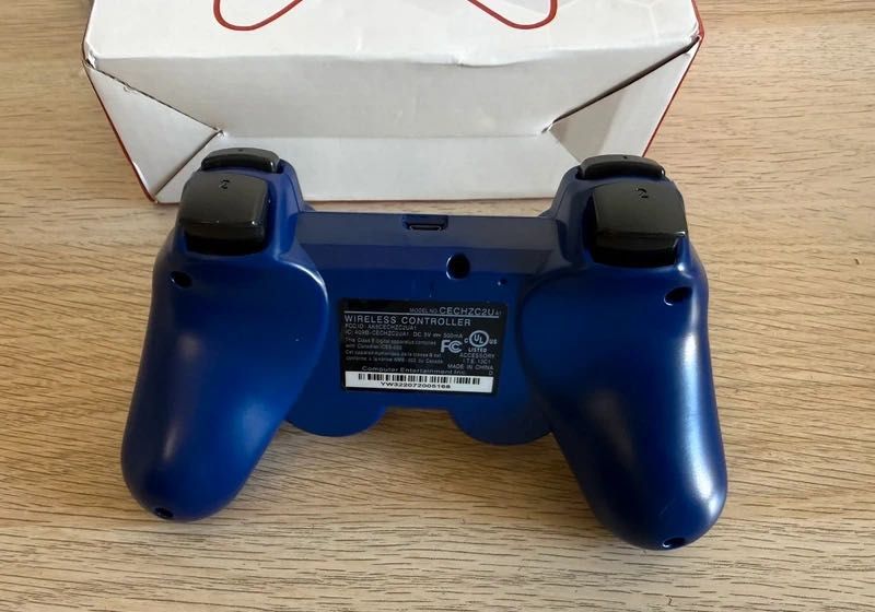 Comando Sem Fios Azul Genérico PlayStation 3 (PS3)