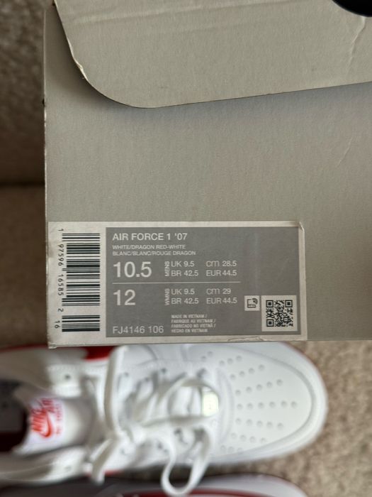 Кросівки кроссовки чоловічі Nike Air Force 44,5p