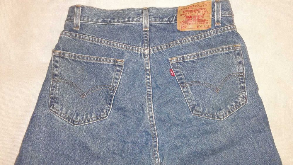 LEVIS 505 W34 L30 Oryginalne klasyczne spodnie Jeans