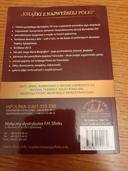 Książka Habemus papam mamy papieża Franciszek