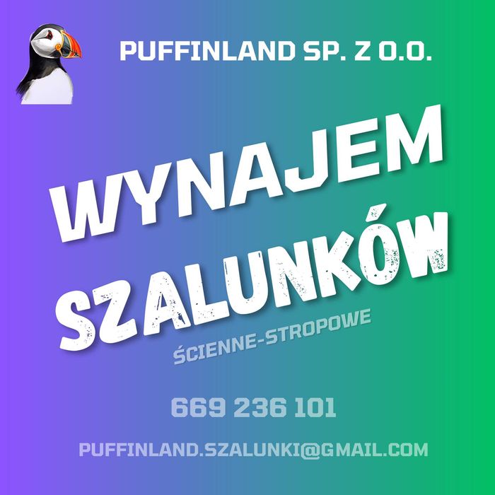 WYNAJEM szalunków.