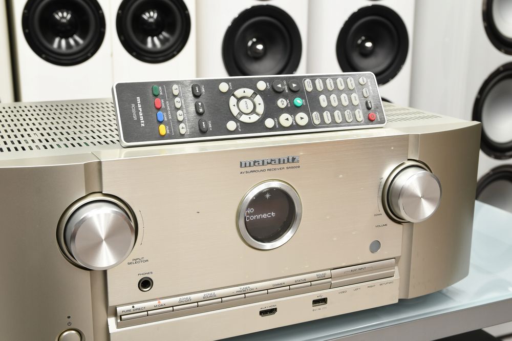 Amplituner wzmacniacz do kina domowego stereo Marantz SR5009 pilot