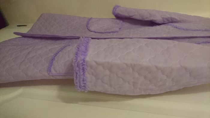 халат - платье  стеганный винтаж времен ссср ретро