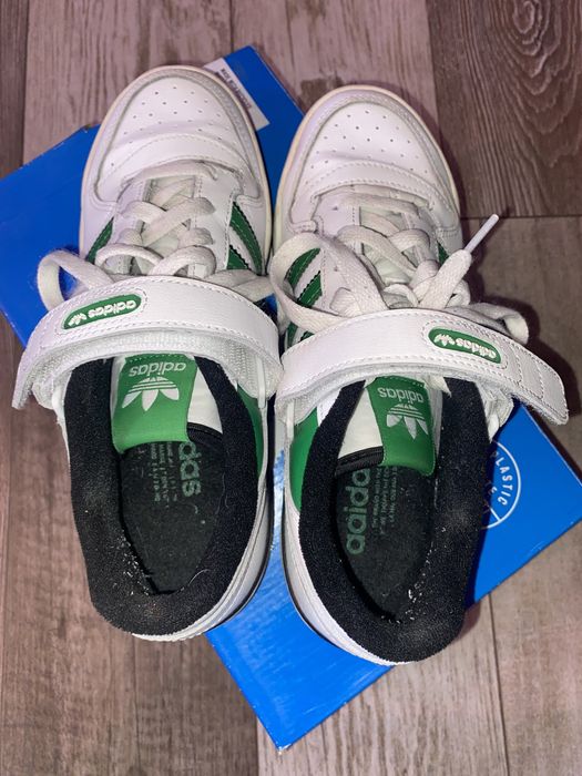 Adidas forum low green black