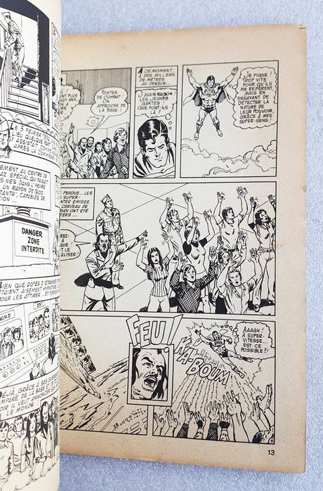 Livro de BD ~ "SUPERMAN POCHE" ~ Bimestral ~ 66 Pag. ~ Francês ~ 1977