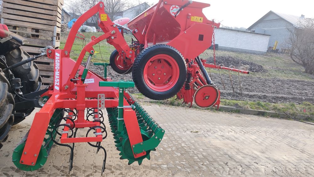 Zestaw uprawowo siewny Agro Masz i Famarol