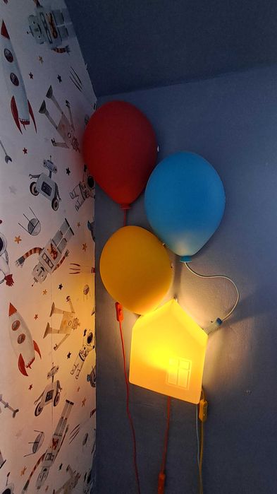 Lampki dla dzieci balony Ikea