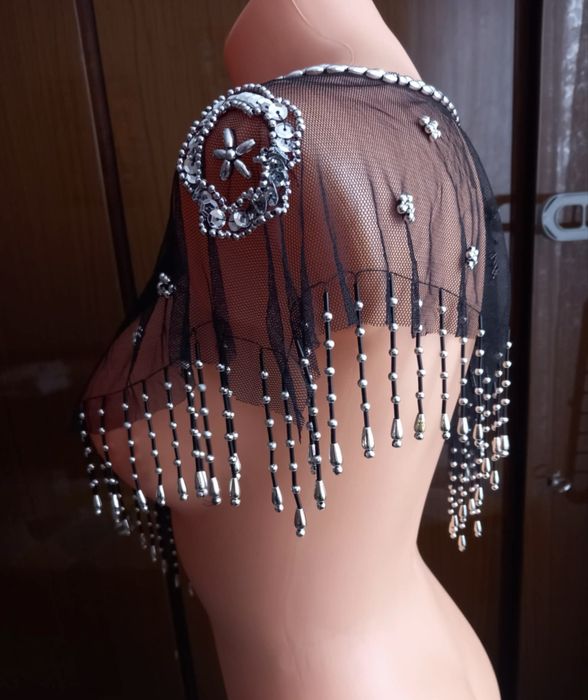 Narzutka tiulowa - vintage