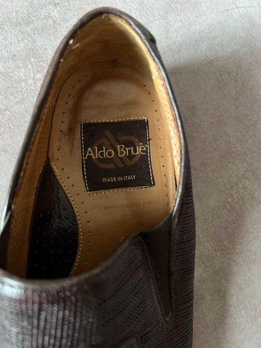Aldo Brue Оригінальні Шкіряні Мокасини 25см