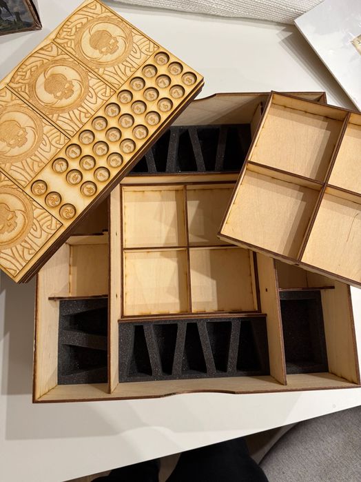 Zerywia - gra planszowa + dodatki + drewniany insert | NOWA | komplet