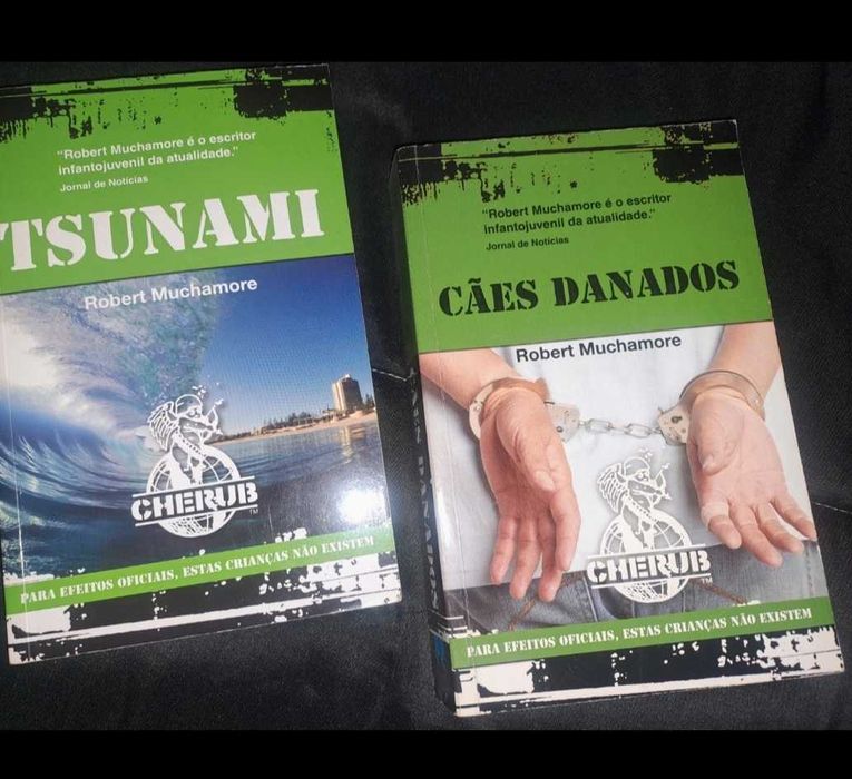 Livros Cherub "tsunami" "Cães danados"