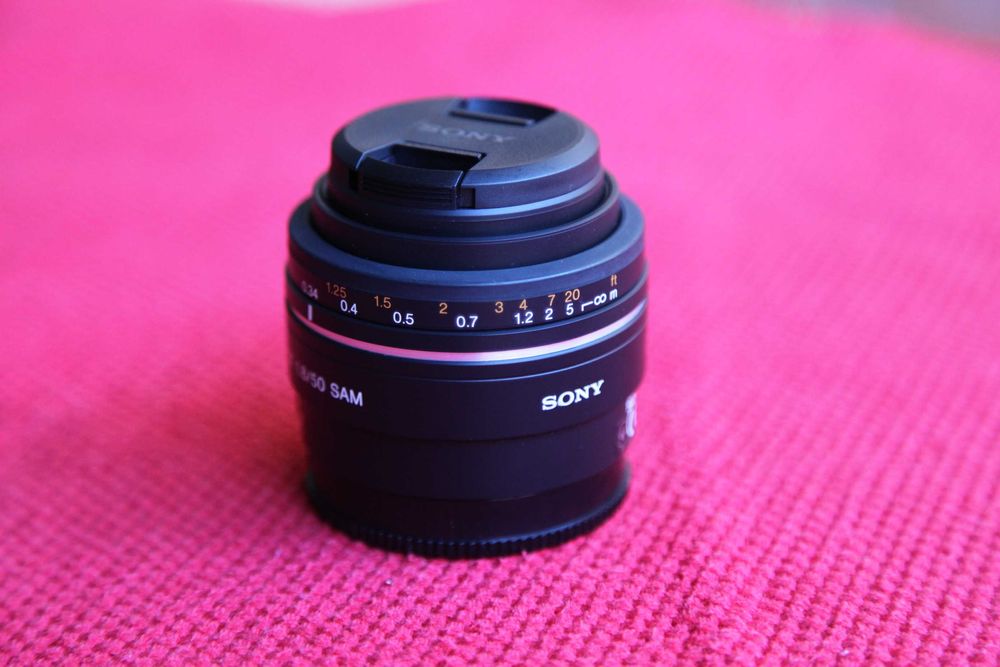 SONY objectiva máquina fotográfica 50mm