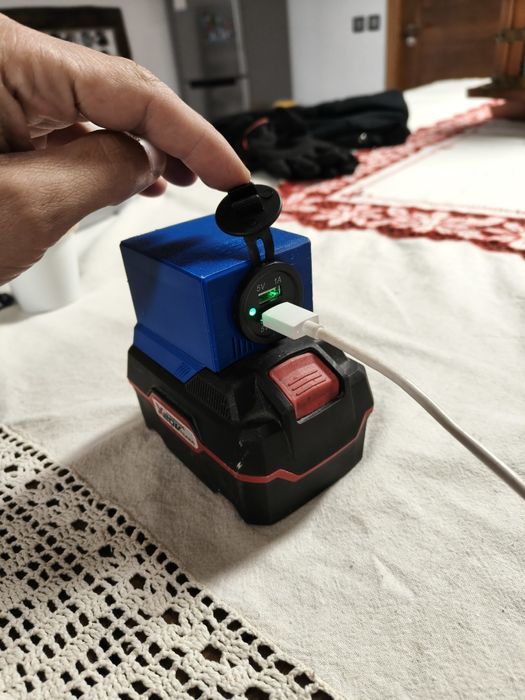 Powerbank para bateria parkside