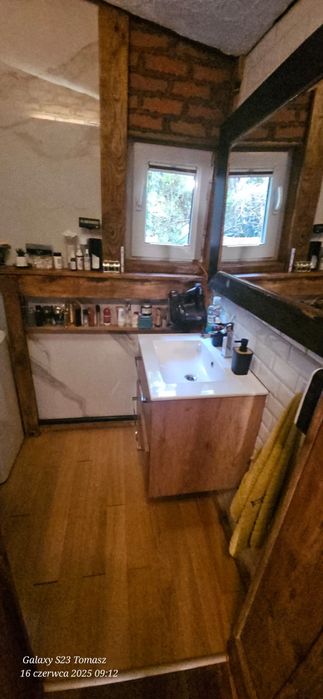 Działka ROD Żerżeń z murowanym domkiem