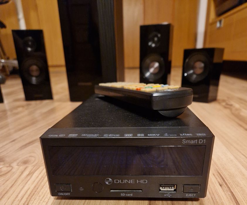 Zestaw do kina: Dune HD Smart 120gb  ssd +  Samsung HT-TZ215  BT APT-X