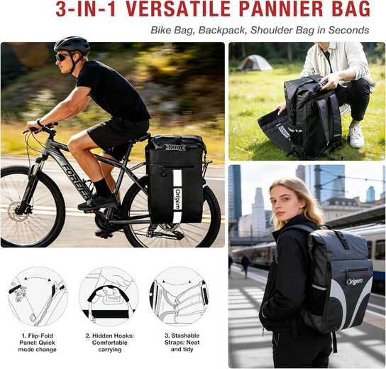 Rowerowa torba 3w1