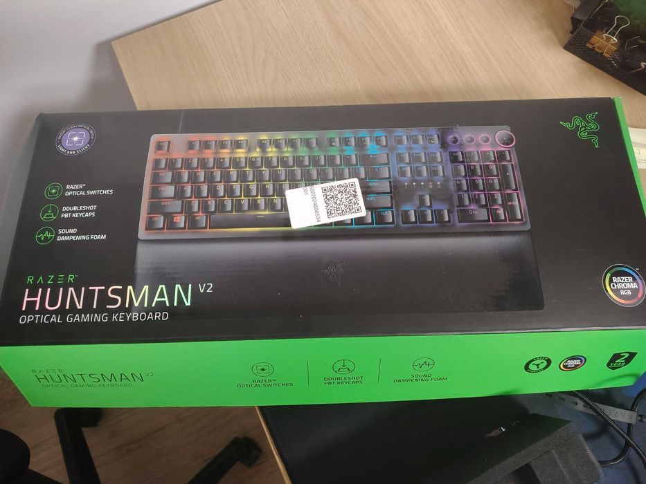 Vendo Teclado Gaming RAZER Huntsman V2 (Ótico - Espanhol - Preto)
