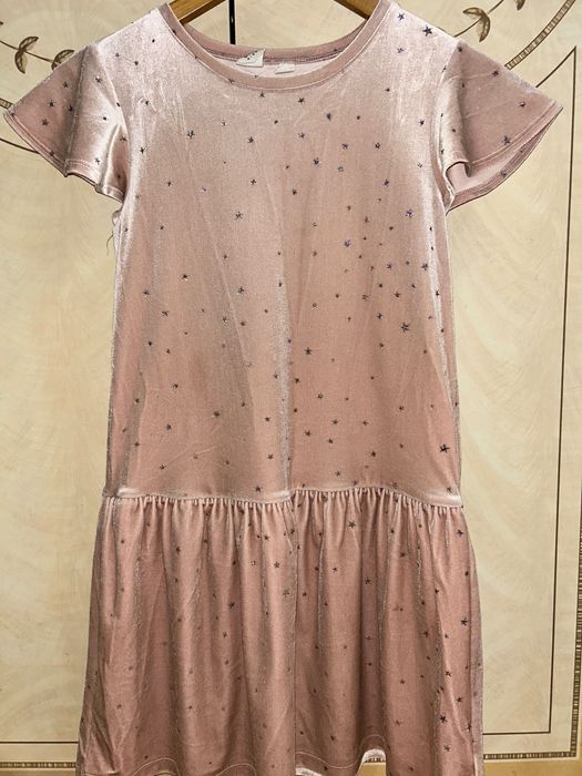 Велюрова сукня GAP Kids із зірочками