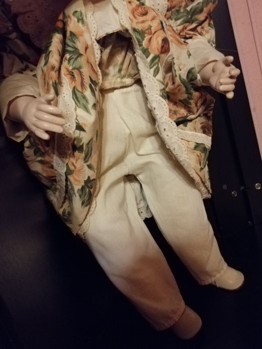 Duża porcelanowa lalka kolekcjonerska sygnowana unikat