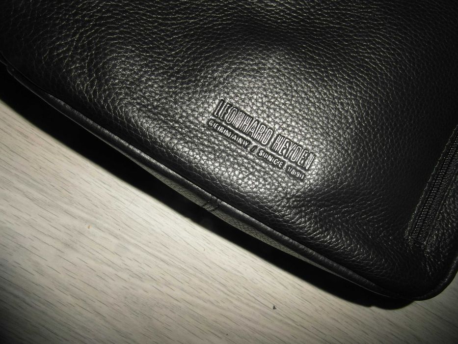 Leonhard Heyden Germany Torba na ramię Unisex Skóra naturalne BDB