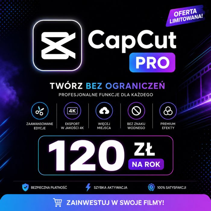 Capcut pro 12 miesiecy