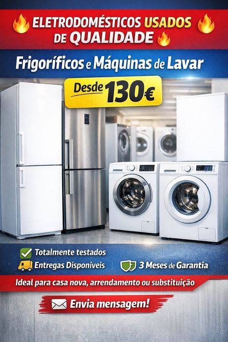 Frigoríficos e Máquinas de lavar roupa